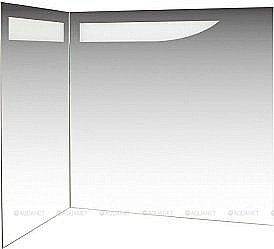 Зеркало De Aqua Трио Люкс 90 L белый купить в интернет-магазине сантехники Sanbest