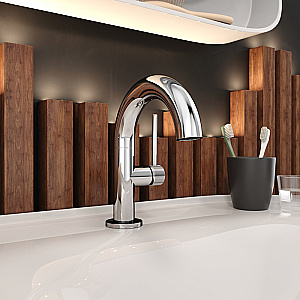 Смеситель для раковины Elghansa RADIANT XQ 1637181 хром купить в интернет-магазине сантехники Sanbest