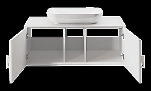 Тумба с раковиной Misty RICHARD 06105-01-01 105 белая для ванной в интернет-магазине Sanbest