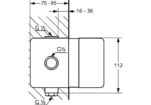 Душевая система Kludi Bozz 386300576 хром купить в интернет-магазине сантехники Sanbest