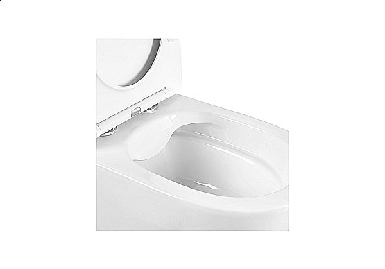 Унитаз-компакт Aquatek Вега AQ2904-00 белый, с крышкой микролифт, с бачком, безободковый купить в интернет-магазине Sanbest