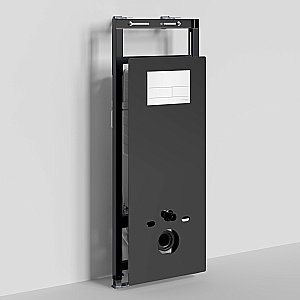 Инсталляция для унитаза WasserKraft Salm 27TLT.010.ME.BL.WH04 с белой кнопкой купить в интернет-магазине сантехники Sanbest