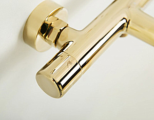 Смеситель для ванны BelBagno UNO-VASM/DFS-ORO золото купить в интернет-магазине сантехники Sanbest