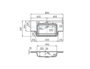 Раковина Акватон Отель 81 1A710231PI010 белая купить в интернет-магазине Sanbest