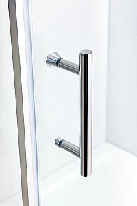 Душевой уголок Black&White Stellar Wind 1021010 100х100 стекло прозрачное/профиль хром купить в интернет-магазине Sanbest