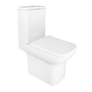 Унитаз напольный Azario Alba AZ-8323 белый безободковый, с бачком, с крышкой микролифт купить в интернет-магазине Sanbest