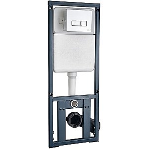 Инсталляция для унитаза WeltWasser WW MARBERG 410 SE с кнопкой купить в интернет-магазине сантехники Sanbest