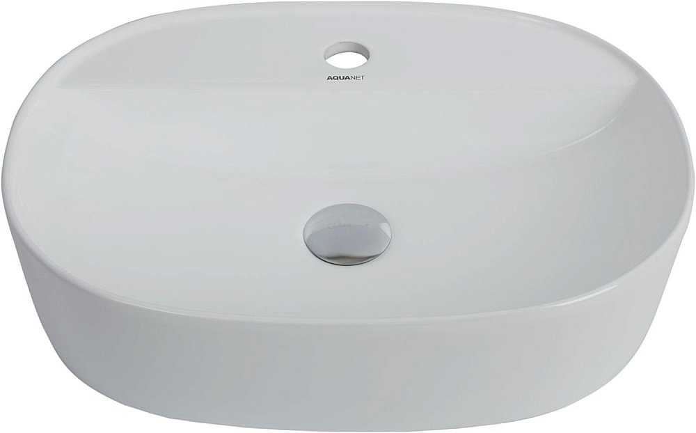 Раковина накладная Aquanet Lake-2 50 211287 белая купить в интернет-магазине Sanbest