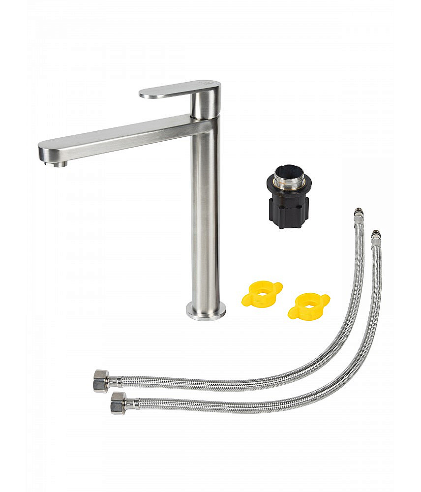 Cмеситель для раковины Agger Sweet A2712122 сатин матовый купить в интернет-магазине сантехники Sanbest