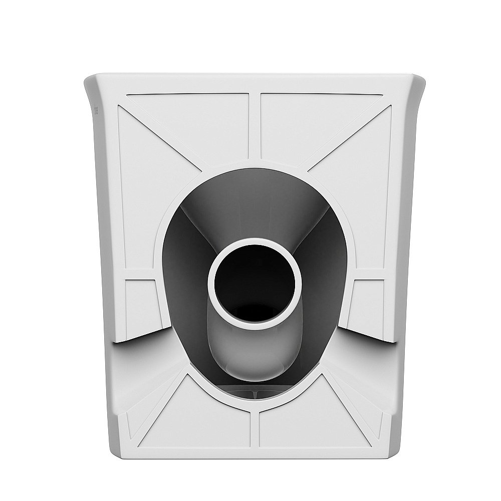 Унитаз приставной Abber Bequem AC1125P белый, с крышкой микролифт купить в интернет-магазине Sanbest