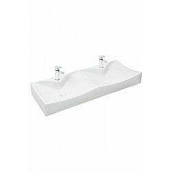 Раковина накладная WeltWasser WW ELBACH 2216 111,5 белая купить в интернет-магазине Sanbest