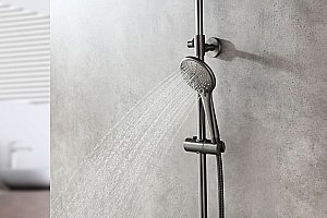 Душевая система Lemark Bronx LM3772GM купить в интернет-магазине сантехники Sanbest