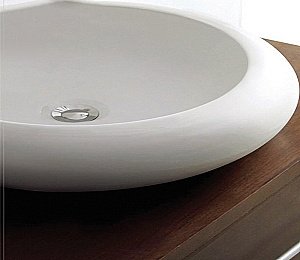 Раковина накладная Ceramalux N 46 7031В белая купить в интернет-магазине Sanbest