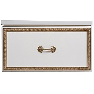 Тумба с раковиной Rush Bianki 80 BIS76180W белый/золото для ванной в интернет-магазине Sanbest