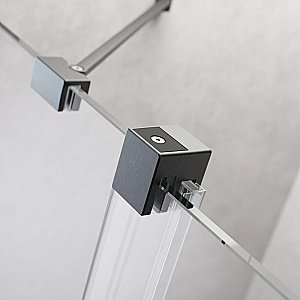 Душевое ограждение Radaway Furo SL Brushed GunMetal Walk-in 80 10306438-92-01 стекло прозрачное/профиль брашированная оружейная сталь купить в интернет-магазине Sanbest