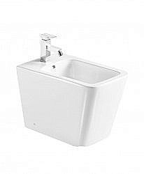 Биде напольное WeltWasser GELBACH 003GL-WT белый глянец купить в интернет-магазине Sanbest