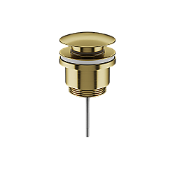 Донный клапан для раковины Ceramica Nova 70003BG брашированное золото купить в интернет-магазине сантехники Sanbest
