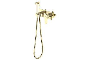 Гигиенический душ Aquatek Оберон AQ1220BG золото шлифованное купить в интернет-магазине сантехники Sanbest