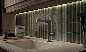 Смеситель для кухни Vincea VKF-22GM вороненая сталь купить в интернет-магазине сантехники Sanbest