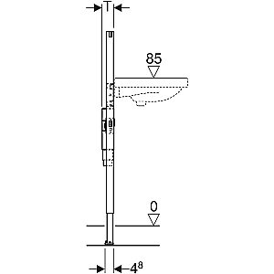 Инсталляция для унитаза Geberit Duofix 111.480.00.1 купить в интернет-магазине сантехники Sanbest