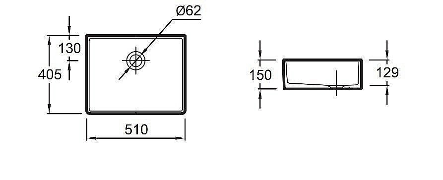 Раковина Jacob Delafon DELTA 51 ESA01-00 белая купить в интернет-магазине Sanbest