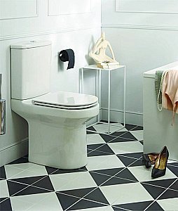 Унитаз напольный Jacob Delafon Elite E20997-00 безободковый, с бачком, с крышкой микролифт, белый купить в интернет-магазине Sanbest