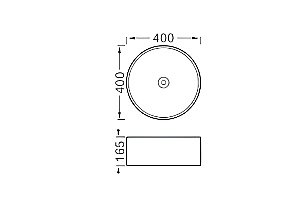 Раковина накладная Aquatek 40 AQ5118-MB черная матовая купить в интернет-магазине Sanbest