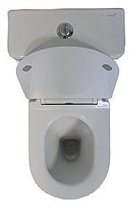 Унитаз напольный Ceruttispa BERNINA CT7193 безободковый с бачком и с крышкой микролифт, белый купить в интернет-магазине Sanbest