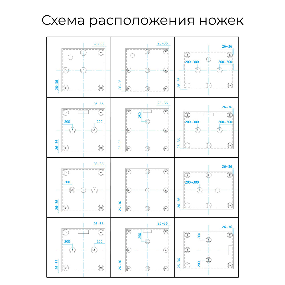 Душевой поддон RGW STM-G Stone Tray 80x80 купить в интернет-магазине Sanbest