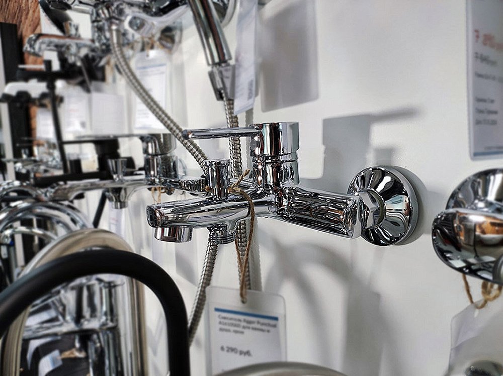 Смеситель для ванны Agger Punctual A1610000 хром купить в интернет-магазине сантехники Sanbest