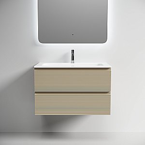 Тумба с раковиной Sancos FOLK FL80CP/CN7012 80 капучино для ванной в интернет-магазине Sanbest