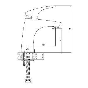 Смеситель для раковины Aquanet Techno SD90883 купить в интернет-магазине сантехники Sanbest