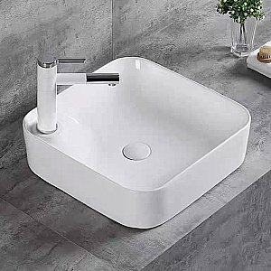 Раковина накладная RGW GS-03 80121003-01 белая купить в интернет-магазине Sanbest