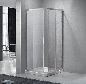 Душевой уголок BelBagno SELA-A-2-95-Ch-Cr 95x95 стекло шиншилла/профиль хром купить в интернет-магазине Sanbest