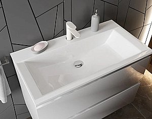 Раковина Эстет Рава 90 ФР-00002613 белая купить в интернет-магазине Sanbest