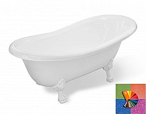 Ванна Эстет Марсель 160х80 цвет по RAL с блёстками купить в интернет-магазине Sanbest