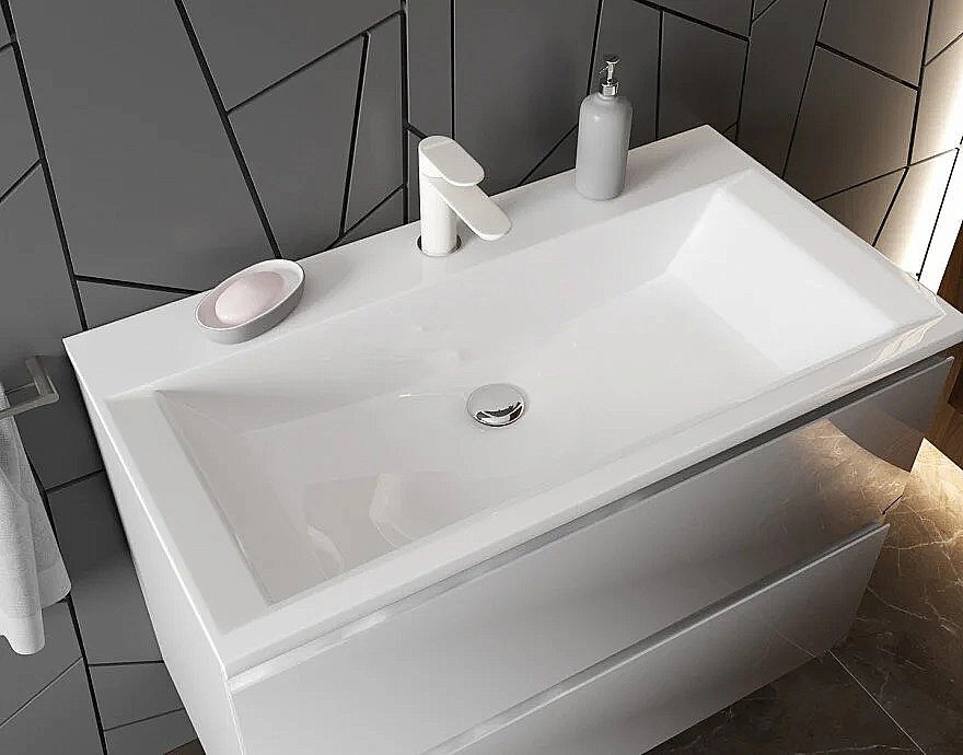 Раковина Эстет Рава 90 ФР-00002613 белая купить в интернет-магазине Sanbest