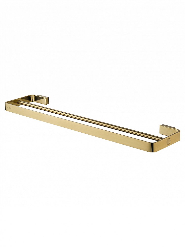 Полотенцедержатель двойной WONZON & WOGHAND LOTTE WW-8311A-BG брашированное золото купить в интернет-магазине сантехники Sanbest