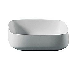 Раковина накладная Artceram Cognac Quadro 55 COL008 01 00 Bianco купить в интернет-магазине Sanbest