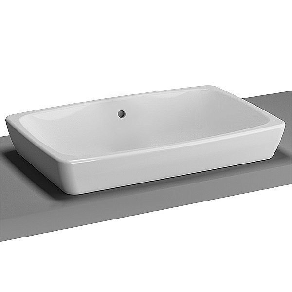 Раковина накладная Vitra Metropole 60 5668B003-0012 белая купить в интернет-магазине Sanbest