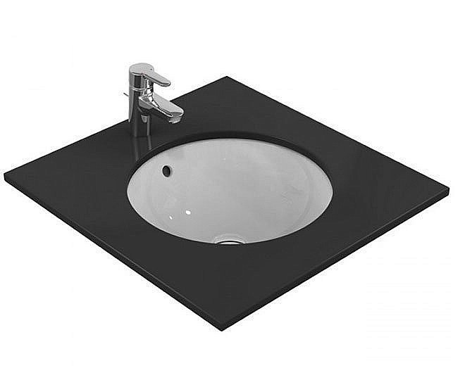 Раковина врезная снизу столешницы Ideal Standard Connect 38 E505201 белая купить в интернет-магазине Sanbest