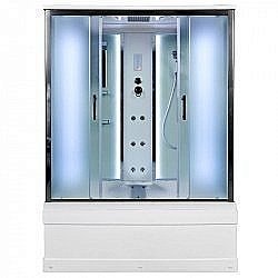 Душевая кабина DTO ЕМ4517 LED с гидромассажем 170х90 купить в интернет-магазине Sanbest