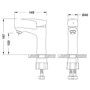 Смеситель для раковины Lemark Linara LM0406C купить в интернет-магазине сантехники Sanbest