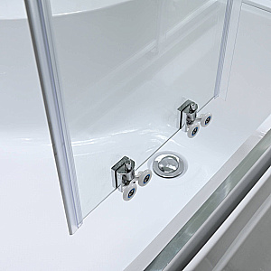 Душевая кабина AvaCan EM Серия EM5812 LEDT 120х80 с гидромассажем, с подсветкой, прозрачная купить в интернет-магазине Sanbest