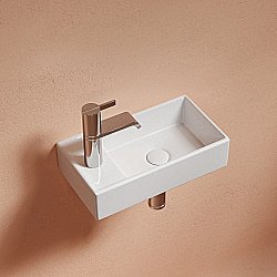 Раковина Ceramica Nova Element CN6051R белая правая купить в интернет-магазине сантехники Sanbest