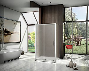 Душевой уголок Good Door Latte WTW+SP+SP 130х90 стекло матовое/профиль анодированный алюминий купить в интернет-магазине Sanbest