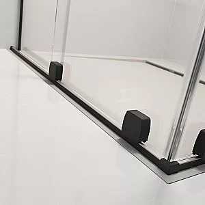 Шторка для ванны Radaway Furo SL Black PND II 120 стекло прозрачное/профиль черный матовый купить в интернет-магазине Sanbest