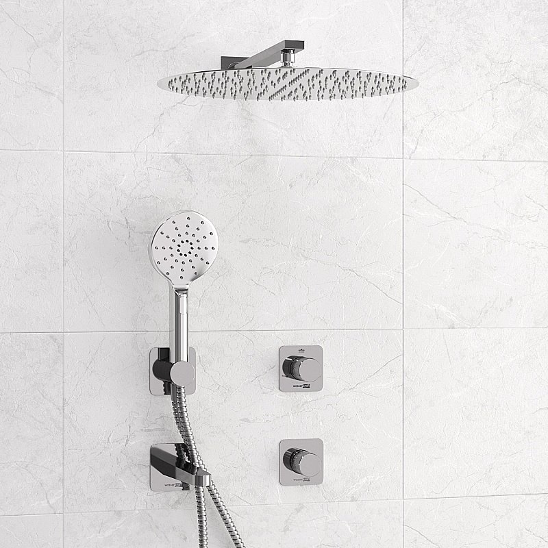 Душевая система WasserKRAFT Mosel 4600 SET2844 хром купить в интернет-магазине сантехники Sanbest