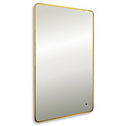 Зеркало ABBER See AG6112SCG 60x100 золото в ванную от интернет-магазине сантехники Sanbest