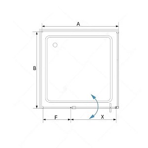 Душевой уголок RGW Stilvoll SV-34 100x100 купить в интернет-магазине Sanbest